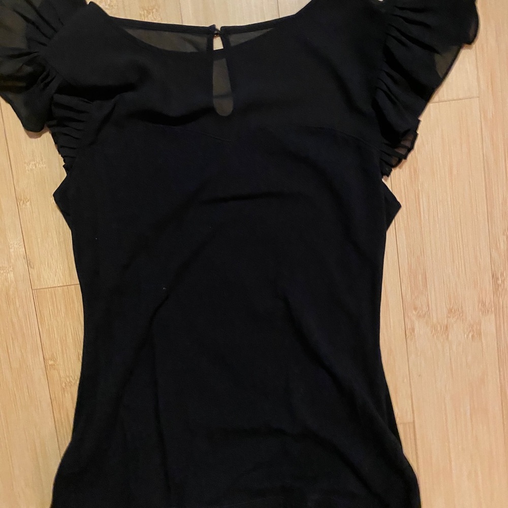 Express black short sleeved shirt
